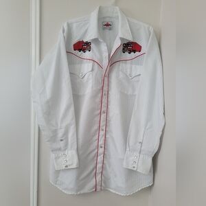 MWG - Western Rodeo Button-up Pearl Snap Shirt - Made in Winnipeg, Canada